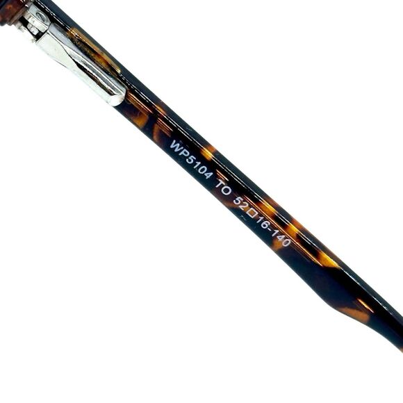 TEMPO Women’s WP5104 TO Tortoise Square Eyeglasses Frame 52-16-140 - Picture 11 of 14